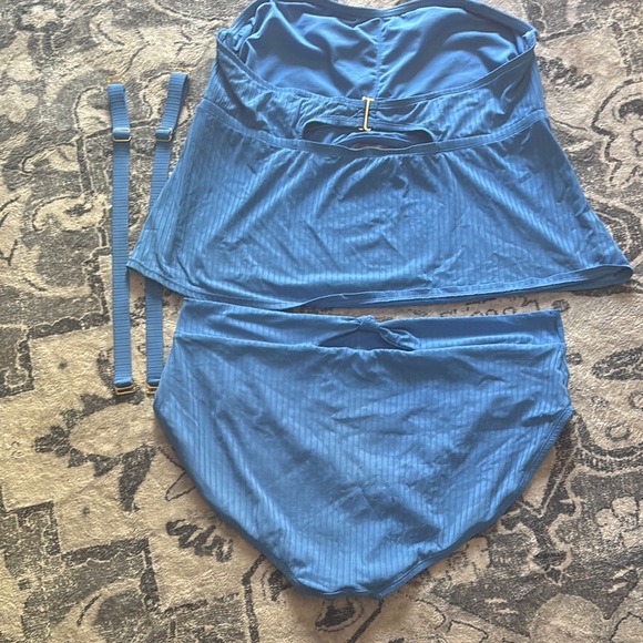 Time and Tru Blue Bikini Set 2x - Picture 4 of 4